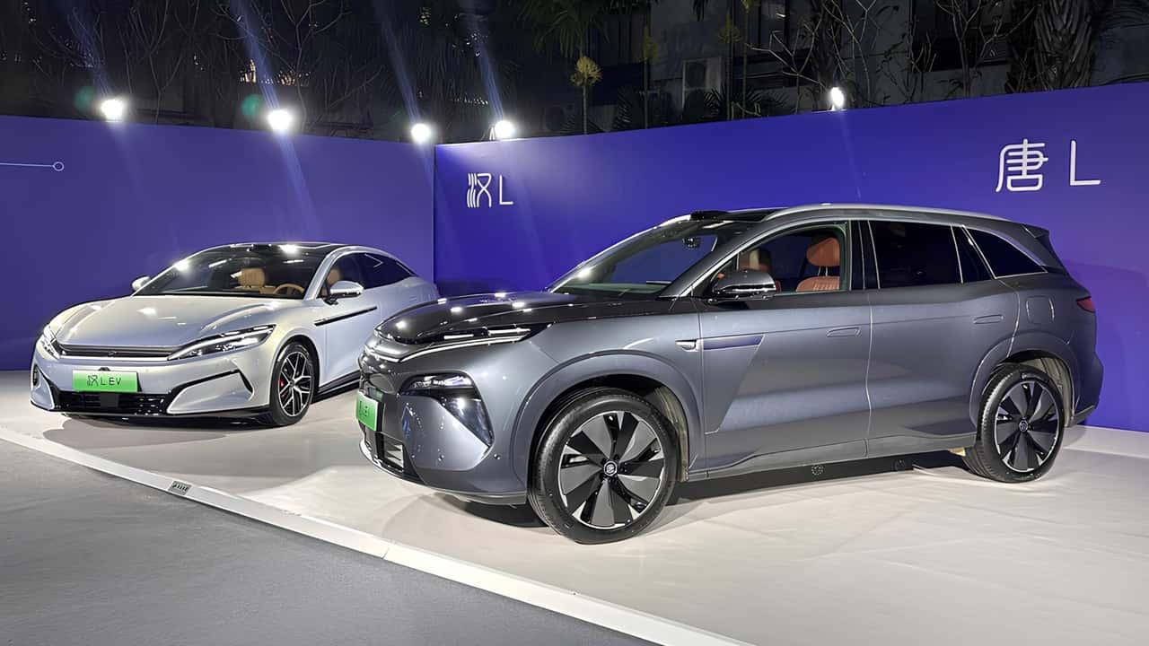 BYD lança Han e Tang L EV com 1.086 cv impressionantes