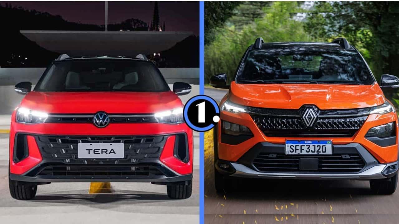 Comparação entre VW Tera e Renault Kardian: qual é o melhor SUV?