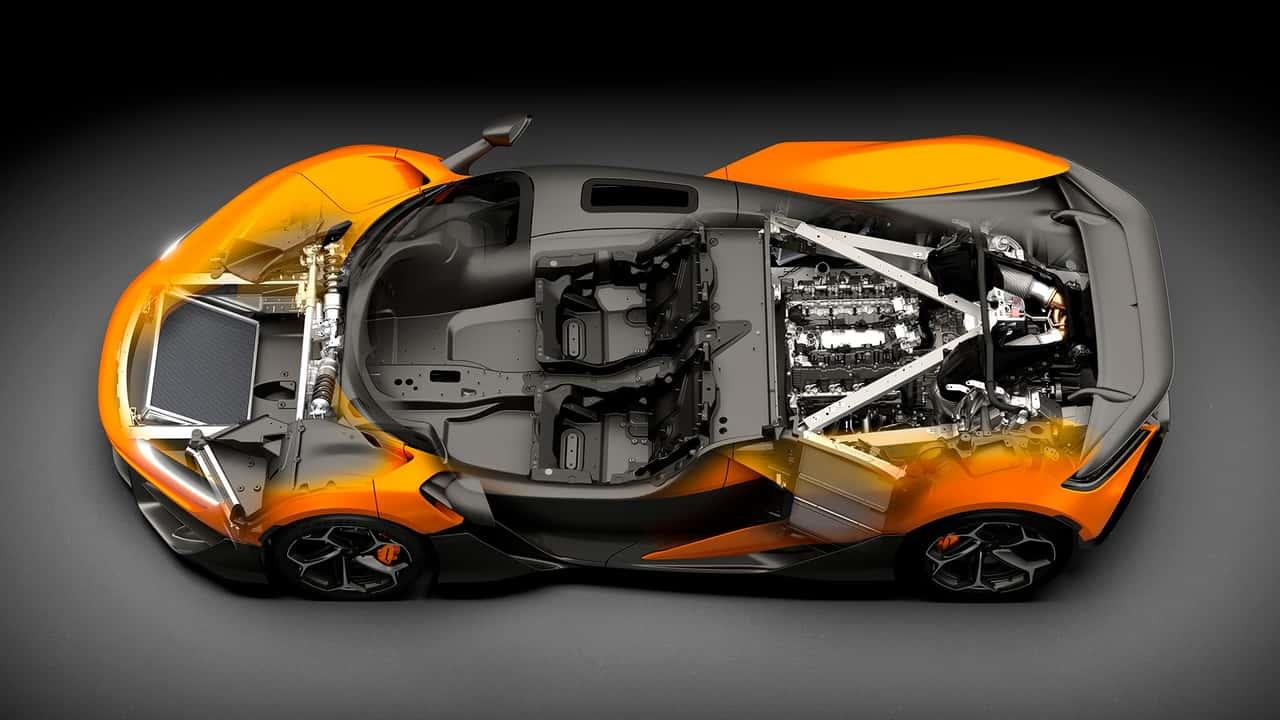 Segredos revelados: conheça o potente motor V8 híbrido da McLaren