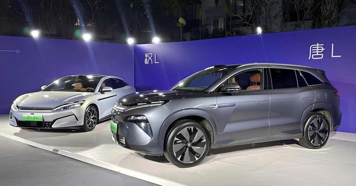Carros elétricos BYD alcançam 70% de carga em seis minutos