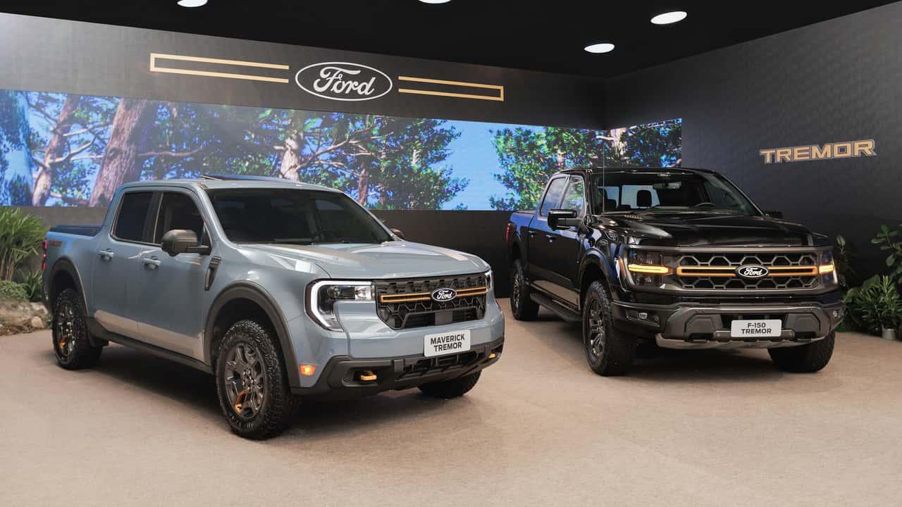 família tremor da Ford chega ao Brasil com F-150 e Maverick renovados