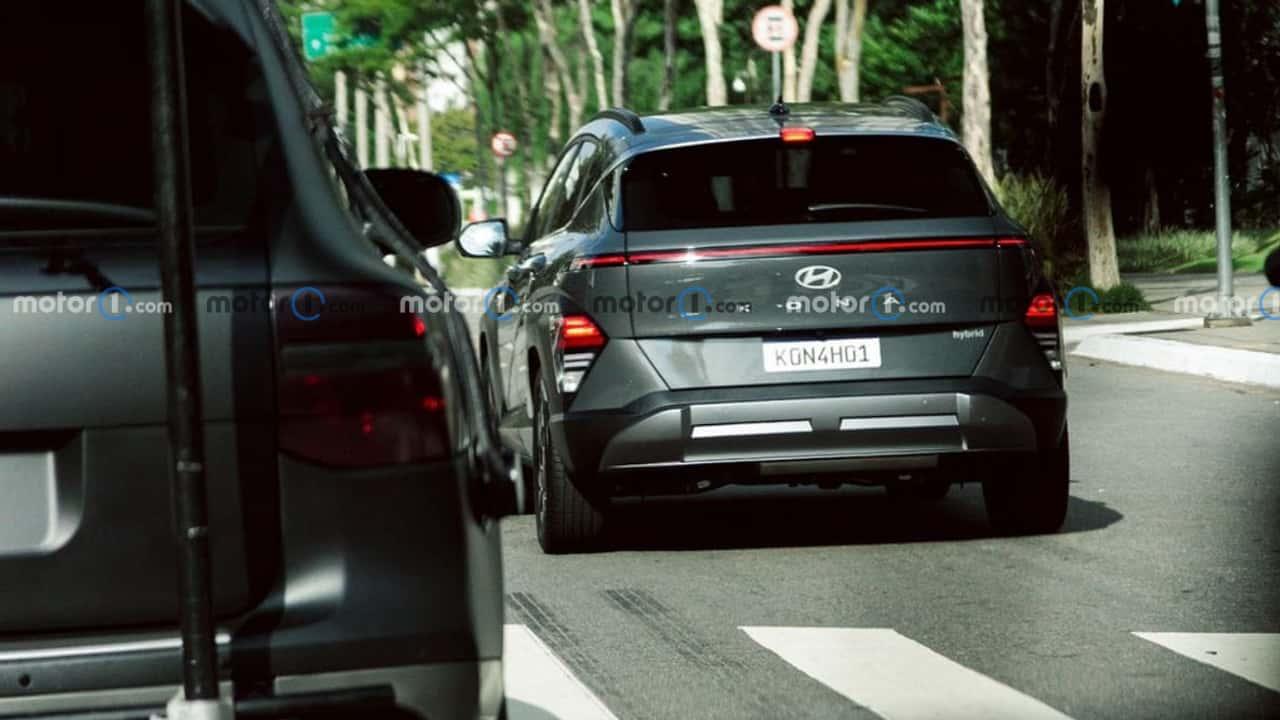 Hyundai Kona 2026 de nova geração é flagrado no Brasil