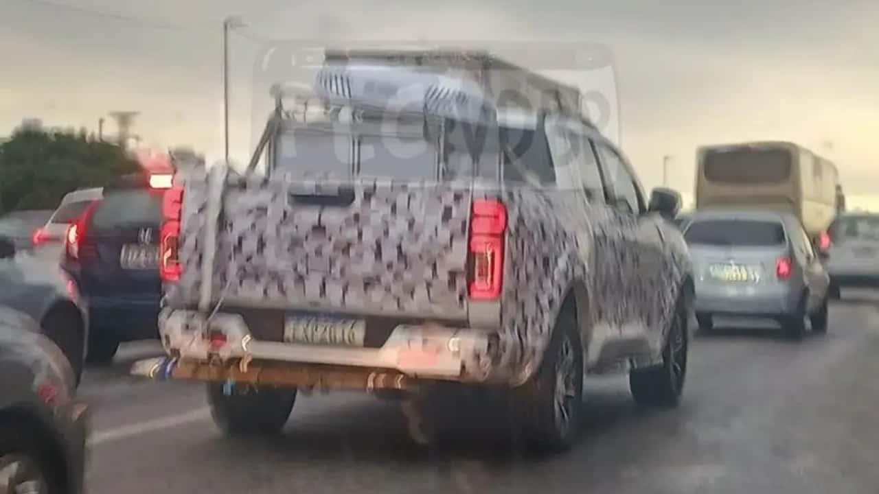 Nova GWM Poer PHEV é flagrada em testes no Brasil