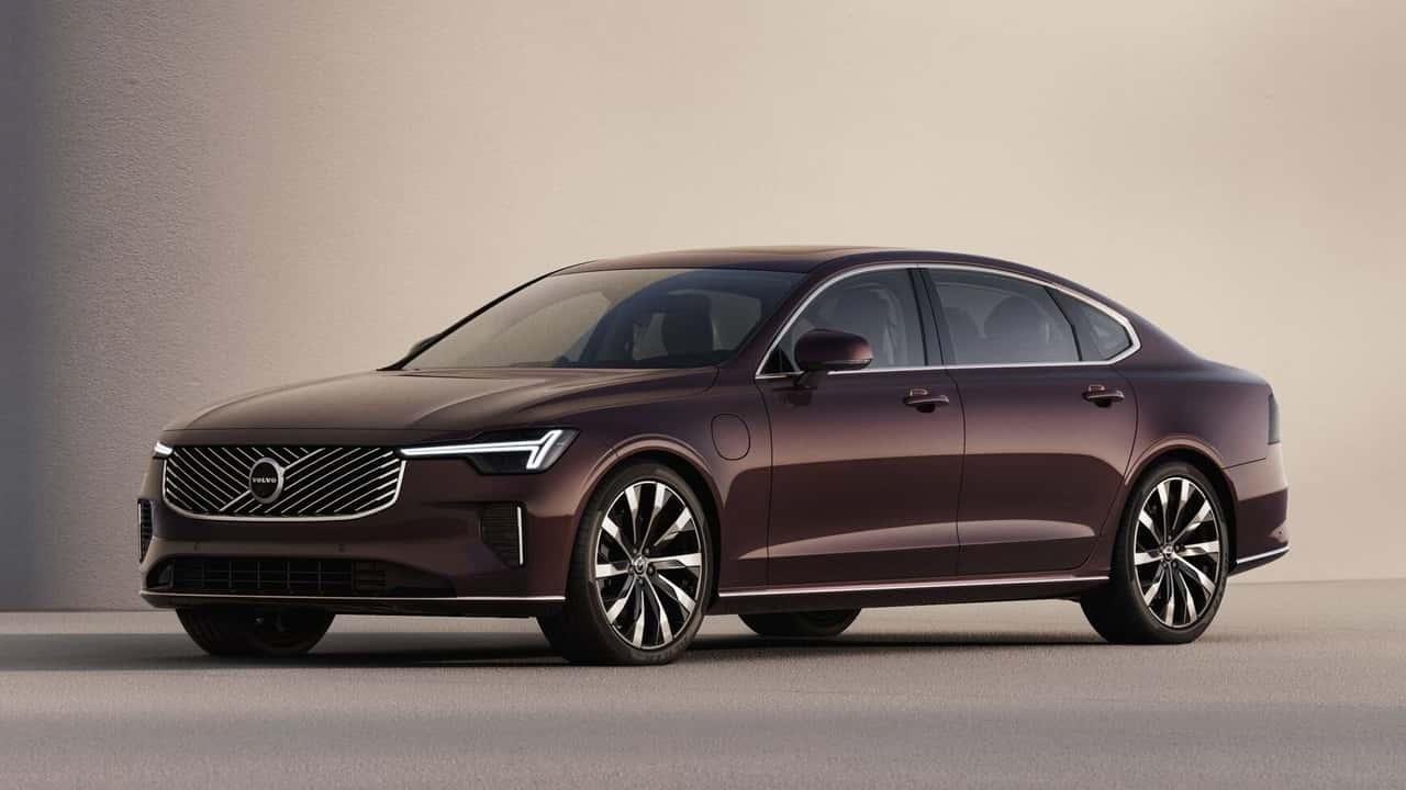 Novo design do Volvo S90 2026, exclusivo para a Ásia