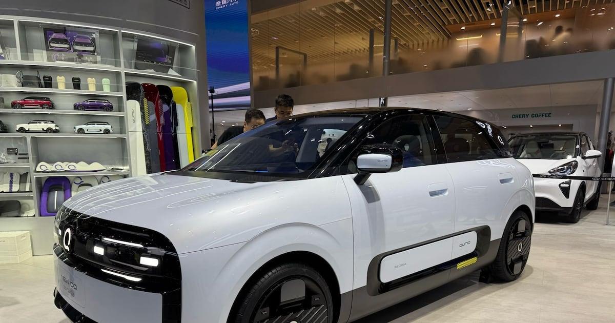 Nova geração do Chery QQ impressiona no Salão de Xangai