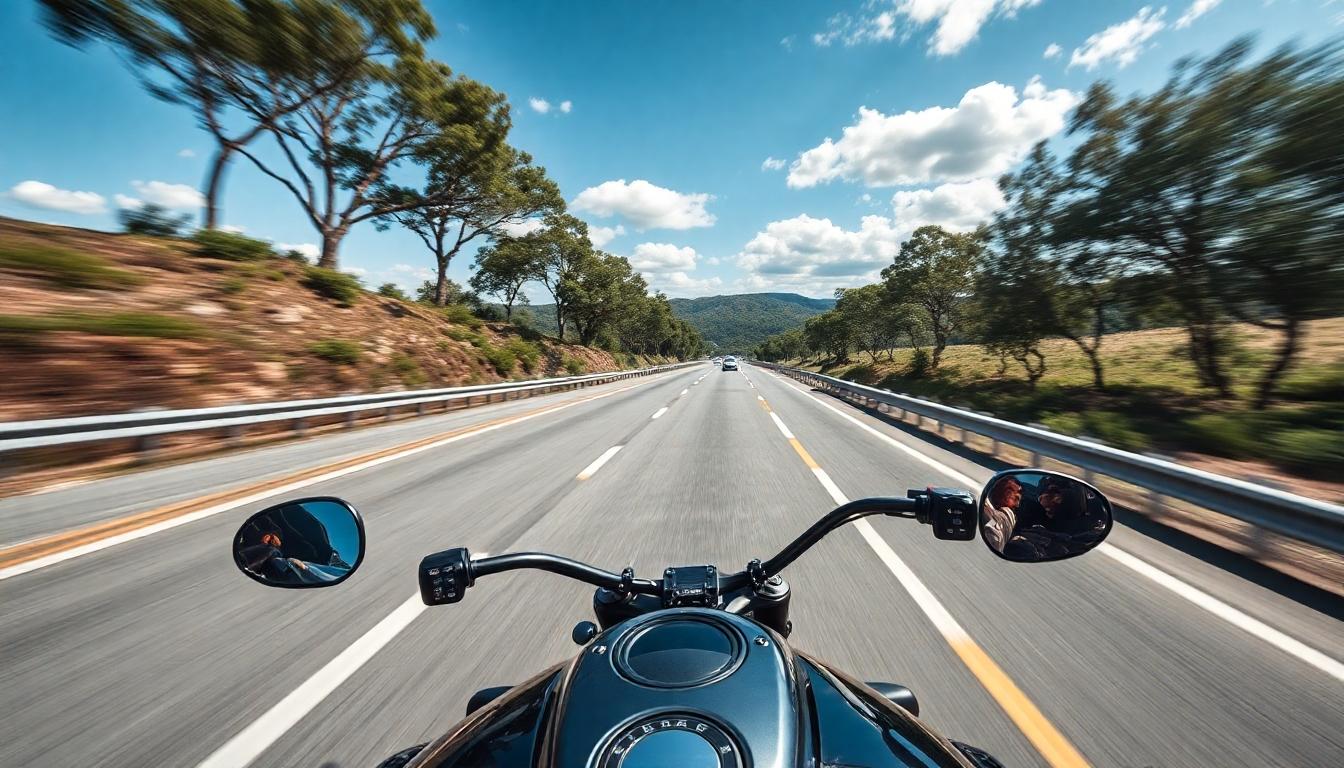 Motocicleta BMW com sistema de rastreamento Ituran instalado
