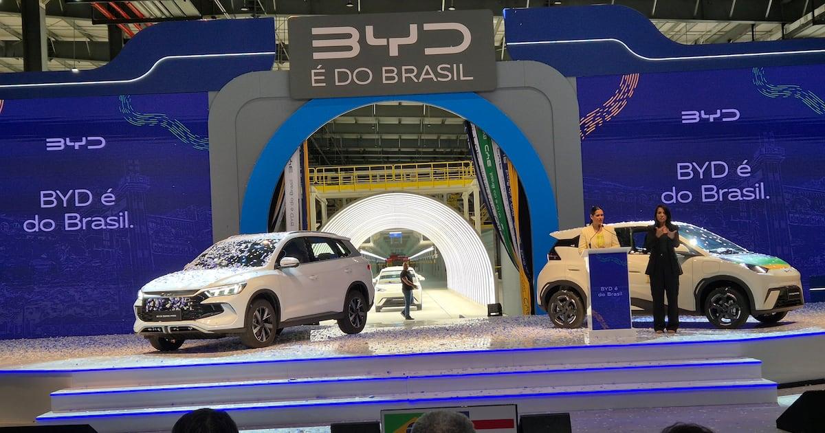 BYD revela pré-produção do Dolphin Mini e Song Pro na Bahia